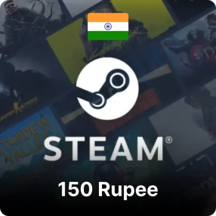 Steam Gift Card 150 Rupee