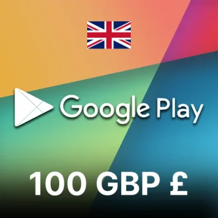 100 GBP £ Google Play Gift Card UK