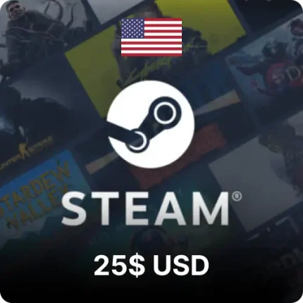 Steam Wallet Code 25 USD