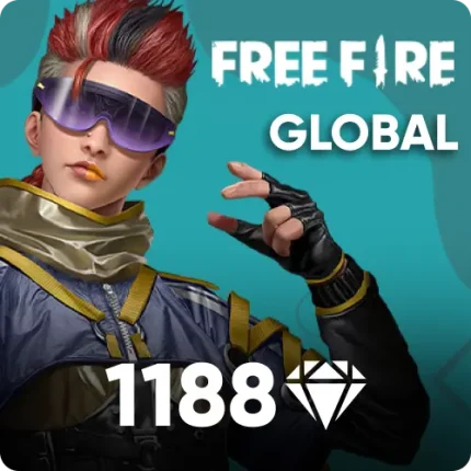 Free Fire 1188 Elmas