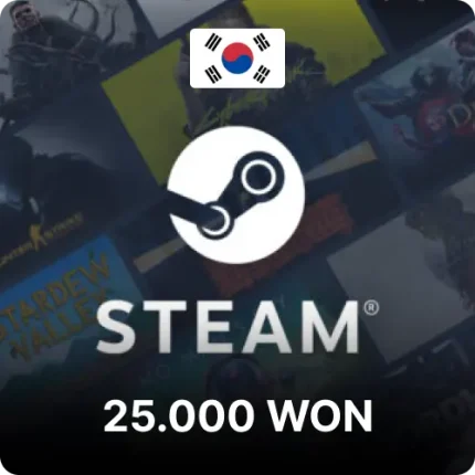 Steam Gift Card 25.000 WON