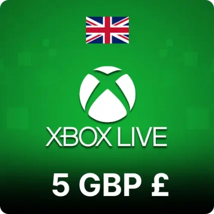 Xbox Live Gift Card 5 GBP/Pound